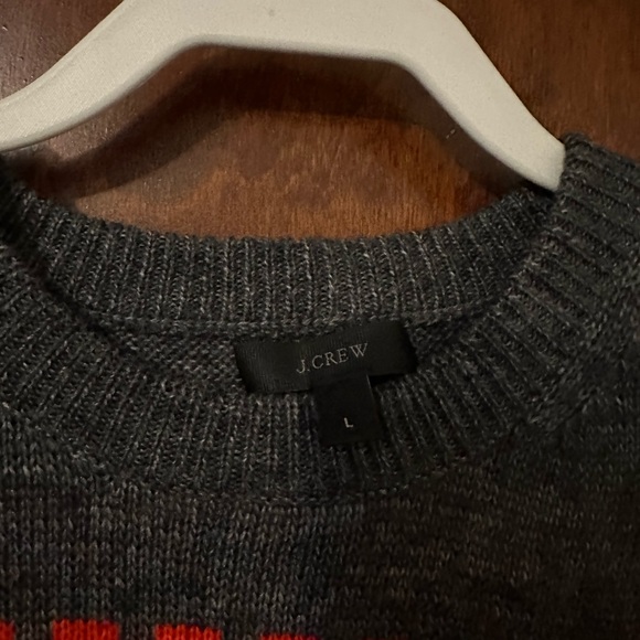J. Crew Double Knit Abstract Print Sweater Size L - Picture 3 of 6